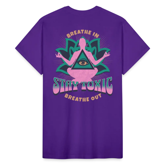 Stay Toxic T-Shirt - purple